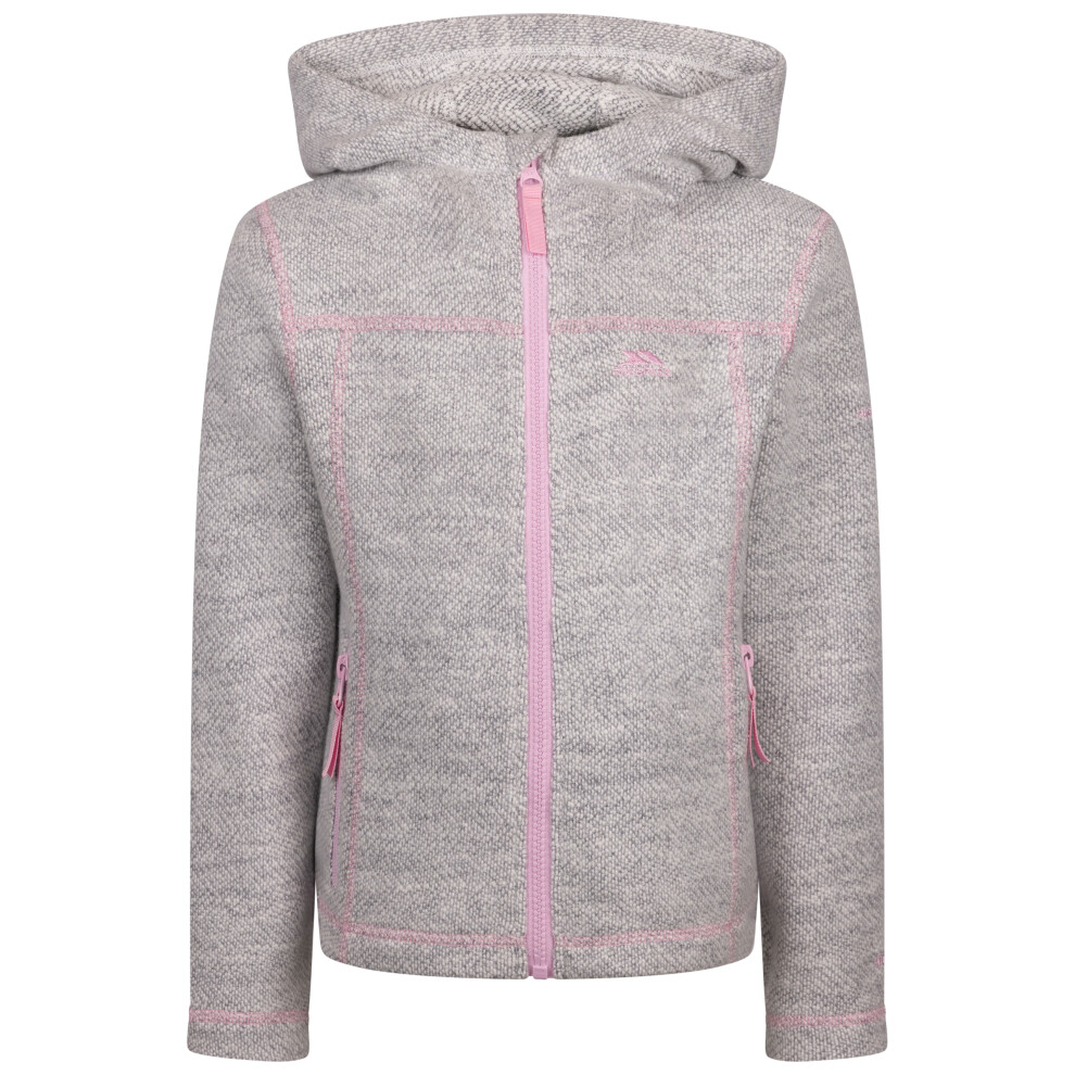 Trespass (7-8 Years, White) Girls Fleece Shawna - Image 3