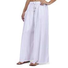 3Wish Stilig Mid Rise Palazzo Byxor För Kvinnor - Vita & Beige Plazo, Dhoti, Och Sharara Stilar Online
