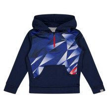 (9-10 Years, Black/Purple) Head Boys Geometric Hoodie