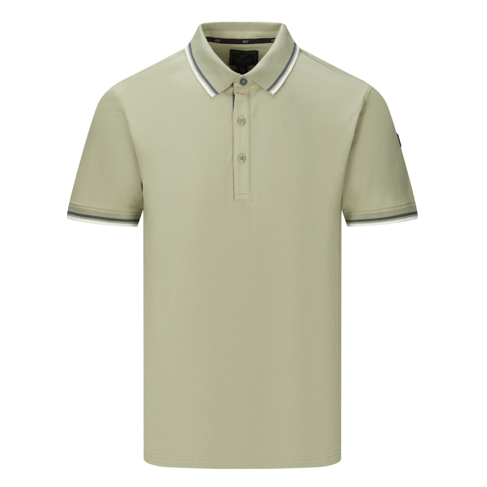 Regatta (Xl, Light Sage) Mens Adryan Polo Shirt