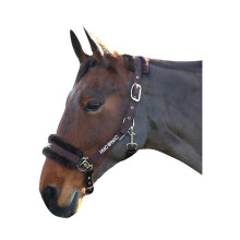 (Full, Brown) HYCONIC Faux Fur Horse Lead Rope