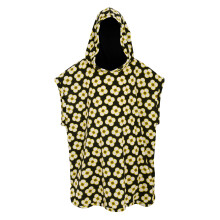 (9 Years, Black) Regatta Girls Orla Kiely Spinning Flower Towelling Robe
