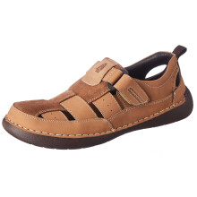 Hush Puppies Dawson Suede E Men'S Light Brown Sandals - 10 Uk (8633001)