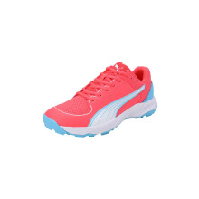 Puma Unisex-Erwachsene 24 Fh Gummi Luminous Blau-Weiß-Feuerorchidee Cricket Schuh - 9 Uk (10769903)