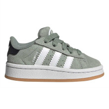 (5 UK Child, Silver Green) Adidas Baby Campus Suede Trainers