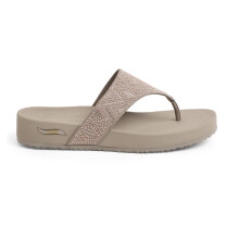 Skechers Sandali Casual Arch Fit Vinyasa Taupe Donna