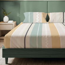Housse de Couette Imprimée Urban Space pour Lit Double avec 2 Housses de Coussin, Microfibre Glacée Queen Size