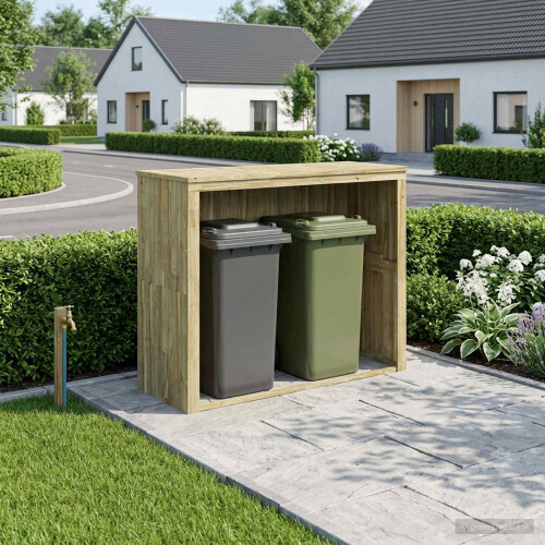 VidaXL vidaXL Mülltonnenbox Imprägniertes Kiefernholz