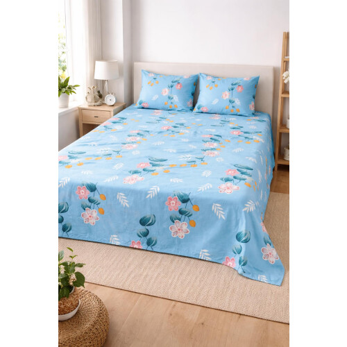 Aazeem Lenzuolo Matrimoniale Microfibra 100% Set Completo, Morbido e Confortevole per Letto