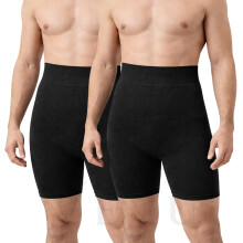 Veuu Hombres Shapewear Cortos Control Abdomen Alta Cintura Compresión