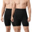 Veuu Uomini Pantaloni Shapewear Controllo Pancia Alta Compressione 1