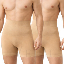 Veuu Shapewear para Hombre, Control de Abdomen y Cintura, Body Shaper, 2XL, Color Piel