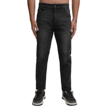 Jeans Highlander Hombre Rectos | Elásticos | Azul Tiro Medio | Look Clásico | Versátiles