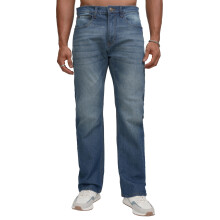 Jeans Highlander Hombre Ajuste Recto | Clásico de Cintura Media | Look Relajado y Estructurado
