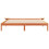 VidaXL vidaXL Bed Frame with Side Tables Wax Brown 200 x 210 cm 5