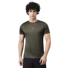 Aticx Slim Fit Polyester Sport T-Shirt für Herren - Rundhals, schnell trocknend, atmungsaktiv, stylisch für Fitness