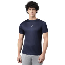 Aticx T-Shirt Sportivo Slim Fit in Poliestere per Uomo - Girocollo, Mezza Manica, Asciugatura Rapida, Stile Elegante