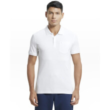 Polo T-Shirt Jockey in Cotone per Uomo Regular Fit a Maniche Corte con Taschino 3913_Bianco_XL