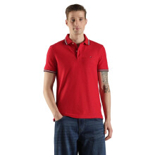 Tommy Hilfiger Solid Regular Fit Bomull Polo T-Shirt