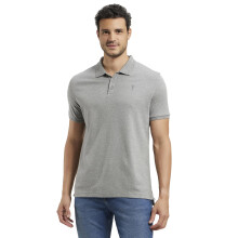 Polo T-Shirt Jockey Uomo Regular Fit Maniche Corte Con Logo Jockey 3912_Grey Melange_L