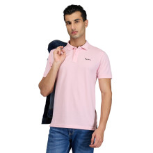 Pepe Jeans Pink Herren Poloshirt mit kurzen Ärmeln