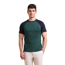 U.S. Polo Assn. Camisetas de Algodón para Hombre - 100% Algodón, Manga Corta, Verde