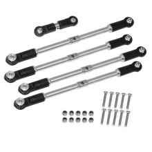 1 Set RC Auto Upgrade Trekstangen Draaiende As Stuurstang Kit voor 1/8 ARRMA 6S KRATON OUTCAST 1/7 ROCK Upgrade Onderdelen