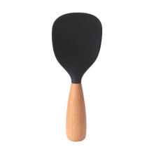 Black Silicone Rice Shovel Internet Celebrity Non-Stick Rice Spoon Rice Cooker Special Rice Shovel