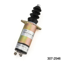 12V Fuel Stop Solenoid 1502-12D6U2B2S2A, 307-2546-00, 307-2546 for Woodward