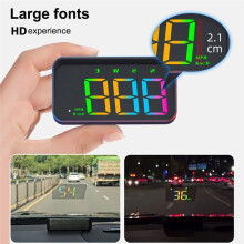 HUD GPS Beidou Dual Data Car - Display Meter Speed MPH /H 5V USB M2S Windshield Projector Color Display LCD