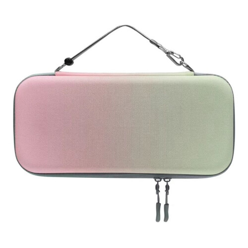 Travel Carrying Case for  2 Host Protective Portable Hard Shell Case with Dual Zipper Ergonomic Handle  Green