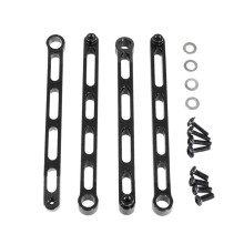 RC Auto Chassis Bevestigingsstang Kit voor 1/12 MN168 MN78 RC Auto Upgrade Accessoires Zwart