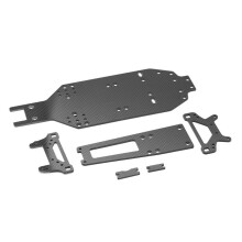 RC Car Upgrade Carbon Fiber Front and Rear Shock Absorbers Kit for  TA02/TA-02SW RC Car Upgrade Accessories