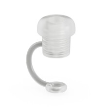 Adjustable Straw Cover Diameter 6mm-10mm, Dishwasher Safe Clear Suction Straw Dust Plug Translucent
