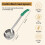 8Pcs Portion Control Serving Spoons Portion Scoops Cups Solid and Slotted Stainless Steel Ladle Spoon for Food,4 Oz 7