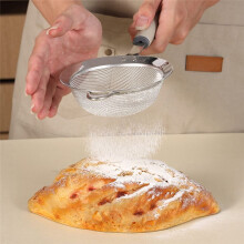 Fat Skimmer Spoon, Stainless Steel Fine Mesh Skimmer, Strainer Spoon for Removing Grease Fat and Foam,S