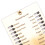 Lista de Compras de Metal Tablero Recordatorio de Memoria de Lista de Compras Reutilizable 6