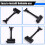 Support de Roue de Secours pour Rail E-Track, Points D'Ancrage pour Système de Rails E-Track, Boulon de Suspension, Porte-Roue de Secours, 2 Pièces 7