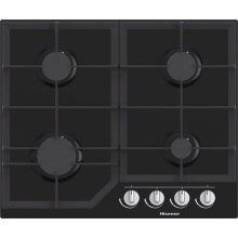 Hisense GG643B Built In 60cm 4 Burners Black Gas Hob