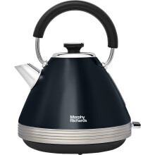 Morphy Richards 100334 Venture Retro Pyramid Onyx Kettle 3100 Watt