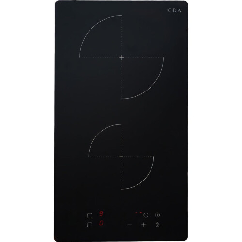 CDA CDA SCN030FR 2 Zone 29cm 2 Burners Induction Hob Black