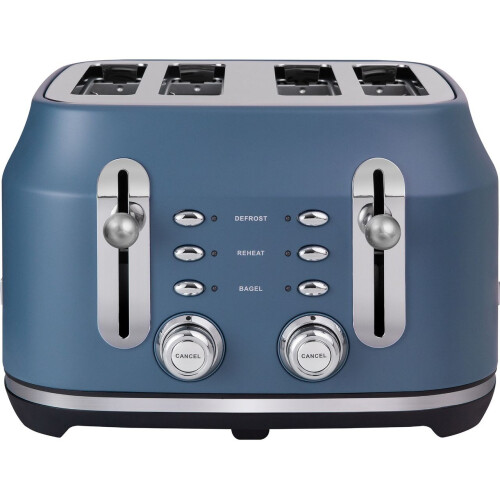 Rangemaster PCG RMCL4S304SB Classic 4 Slice Toaster Stone Blue