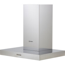 Indesit IHBS6.5LMX Built In 60cm 3 Speeds Chimney Cooker Hood Stainless Steel D