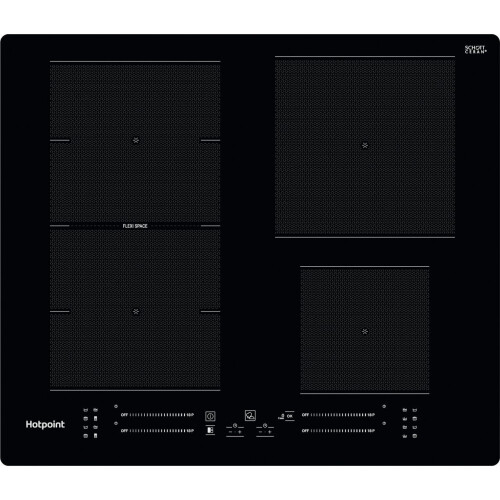 Hotpoint Hotpoint TS5760FNE 59cm 4 Burners Induction Hob Touch Control Black