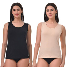 Adira | Camisole med Bred Rem | Inner Topp | Bred Axelrem | Lager under Genomskinliga Toppar, T-shirts & Skjortor | Rund Hals