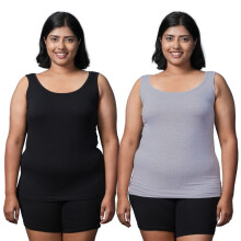 Adira | Camisole Bred Rem | Plus Size Inner Tank Tops | Bred Axelrem | Lager under Genomskinliga Plagg