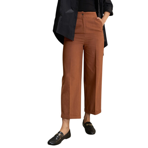 Sassafras Brown Twill Vida Byxor