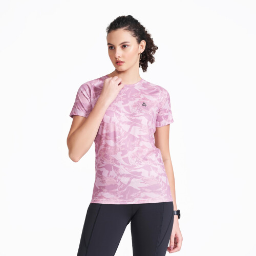 Campus Mujer Camiseta Dry Fit Cuello Redondo Rosa