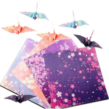 Yeooyoor 120 Ark Rosa Origami Papper, 6x6 tum DIY Handgjorda Konstverk