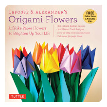 LaFosse & Alexanders Origami Blomsterkit: Lifelike Papper Blommor för Ditt Liv